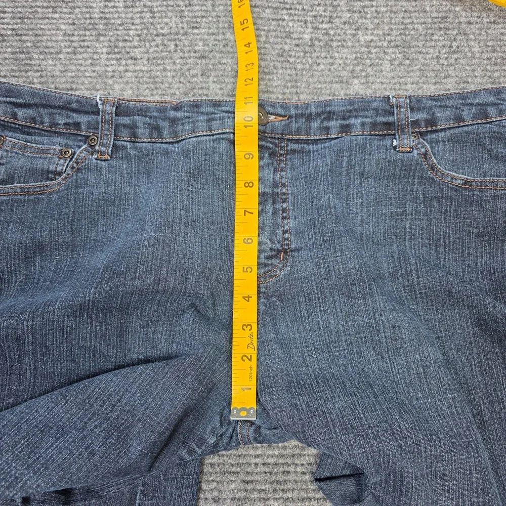 St. John's Bay‎ Bootcut Jeans Women's Size 20W Dark Wash Blue Stretch High Rise
